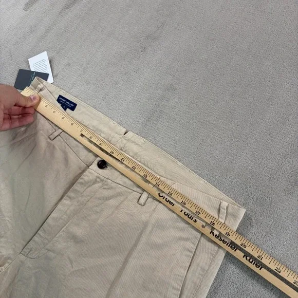 Peter Millar Crown Crafted Somerset Pants Sand 38x34 Linen Blend Golf NWT $225